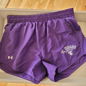 Under Armor Saint Thomas Tommies Running Shorts S Pockets Lining Heat Gear